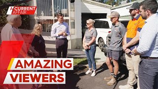 Kind strangers help Queensland couple of out shower struggle | A Current Affair