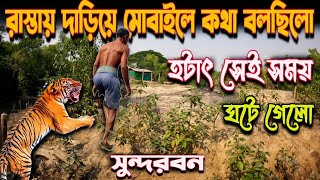 সুন্দরবনের এই গ্রামে রাস্তায় দাড়িয়ে মোবাইলে কথা বলতে বলতে হটাৎ ঘটে গেলো ভয়ঙ্কর ঘটনা😱 / Sundarban