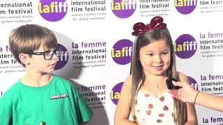 [Eng] 할리우드 스타 꿈꾸는 미국 아이들 인터뷰 영상 | Youngsters with Dreams of Hollywood Stars! | LAFFIF INTERVIEW