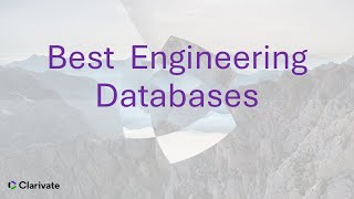 Best Engineering Databases