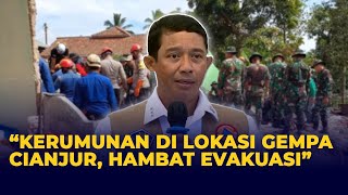 BNPB: Banyak Kerumunan Warga di Lokasi Gempa Cianjur, Menghambat Evakuasi