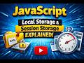 JavaScript – Local Storage & Session Storage (with Examples)