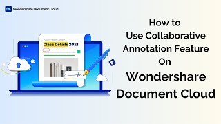 How to Use Collaborative Annotating Feature | Wondershare Document Cloud