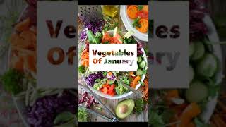 Vegetables of January (Seasonal Vegetables Series by Wellnisa)