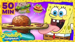 SpongeBob Schwammkopf | Die besten Krabbenburger-Erfindungen in 50 Minuten! | SpongeBob Schwammkopf