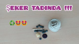 DIY %100 GERİ DÖNÜŞÜM ÇOOOOK BASİT MASKOT ♻️😲💯