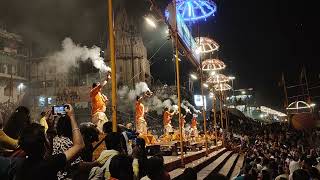 Ganga aarti darshan 🙏#Kashi #Varanasi #GangArti #KailashKher#Ganga, #Arti, #Kashi