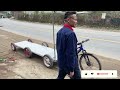 ideas from world s top professors super long cargo vehicle made from bicycles and electric motors