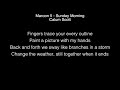 Calum Scott - Sunday Morning Lyrics (Maroon 5)