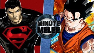 One Minute Melee S5 EP1 - Gohan vs SuperBoy (DBZ vs DC)