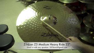 Zildjian Z3 Medium Heavy Ride 22\