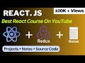 React JS Complete Course in Hindi (2026) | Projects, Redux Toolkit & Notes