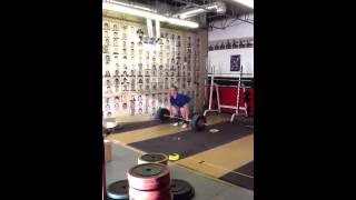 Gunnar Schifrel 16 yrs old 125 kg power clean