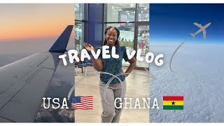 Travel Vlog | USA to Ghana | United Airlines | Part 1