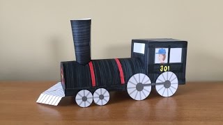3D Paper Train Part 1: Locomotive