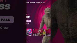 I got the Godzilla skin early! #fortnite #shorts #fortniteclips