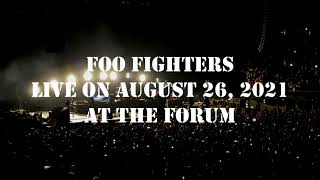 FOO FIGHTERS August 26th 2021 LA FORUM Multicam 4K