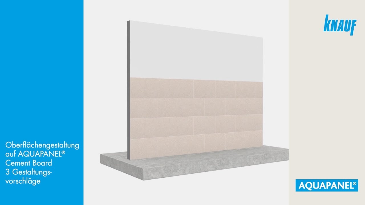 Knauf Aquapanel Interior Cement Board 12m X 900mm X 12