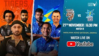 LIVE : Manipal Tigers VS Southern Super Stars | LLCT20 Match 9 |  Legends League cricket 2023