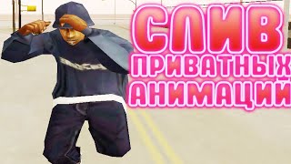 ТОП 5 ПРИВАТНЫХ АНИМАЦИЙ ДЛЯ ГТА САМП. СЛИВ ПРИВАТНЫХ АНИМАЦИЙ GTA SAMP! Ped.ifp samp