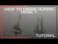 𝕍𝕒𝕣𝕦𝕟'𝕤 𝔸𝕣𝕥 𝔾𝕒𝕝𝕝𝕖𝕣𝕪 | How to Draw Human Nose easy for beginners | Human Nose Drawing | Nose Drawing