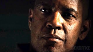 Denzel Washington electrocutes a russian mobster in his shower