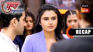 Pushpa Impossible | Ep 846 \u0026 Ep 847 | RECAP | पुष्पा इम्पॉसिबल