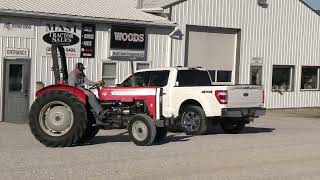 2002 Massey Ferguson Open Station Tractor! Good Condition! For Sale by Mast Tractor Sales