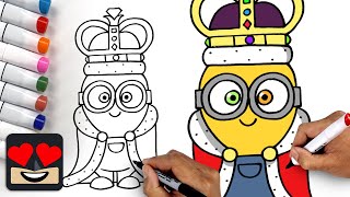 How To Draw King Bob | Minions