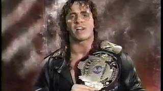 WWF Champion Bret Hart Promo [1992-11-08]