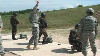 Members of Multinational Group East Hungarian and American Soldiers