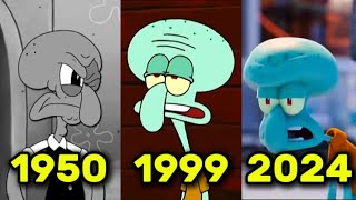 Evolution of Squidward Tentacles in Movies and TV and Animation (1950 - 2024)