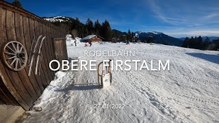 Obere Firstalm Rodelbahn