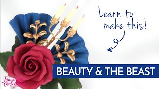 How to make a sugar rose inspired by Beauty and the Beast