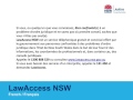 Need Legal Help? information about how to call LawAccess NSW in your language – French