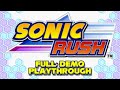 Sonic Rush (Beta) (E3 2005 Demo) - Full Game