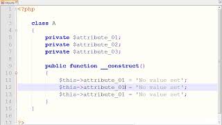 PHP OOP 351 Accessing Class Attributes