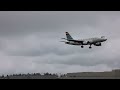 braathens a319 lands at pae from a test flight ex alaska virgin america