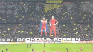 Fanvideo - FC Bayern Choreo: "THE REAL BADMAN & ROBBEN" (DFB-Pokal Halbfinale)