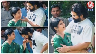 Surekha Gets Emotional: Allu Arjun's Touching Moment With Chiranjeevi's Wife | V6Ent