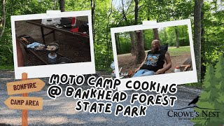 Moto Camp Cooking in Bankhead National Forest