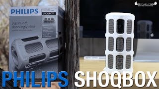 Philips SHOQBOX Wireless Speaker Unboxing \u0026 Audio Test