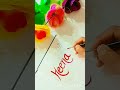 name writing calligraphy॥ name writing calligraphy in english shorts custom name calligraphy