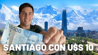 ¿QUÉ se puede HACER en SANTIAGO DE CHILE 🇨🇱 con U$S 10?