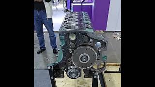 Volvo D7E base engine video