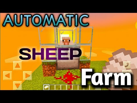 How To Make Automatic Sheep Farm In Minecraft Youtube