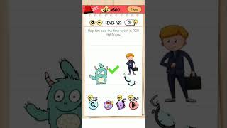 Brain Test: Tricky puzzles Level 423: Walkthrough Solution