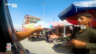 Distribution of chashte bread  /  توزیع نان چاشت برای نیازمندان کابل در این روز های سخت