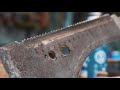 РЕСТАВРАЦИЯ МАЧЕТЕ УВСР russian specnaz machete restoration asmr