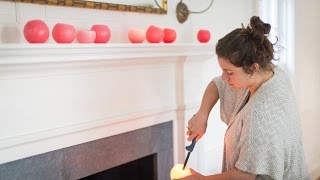 How to Make Luminaries with Balloons